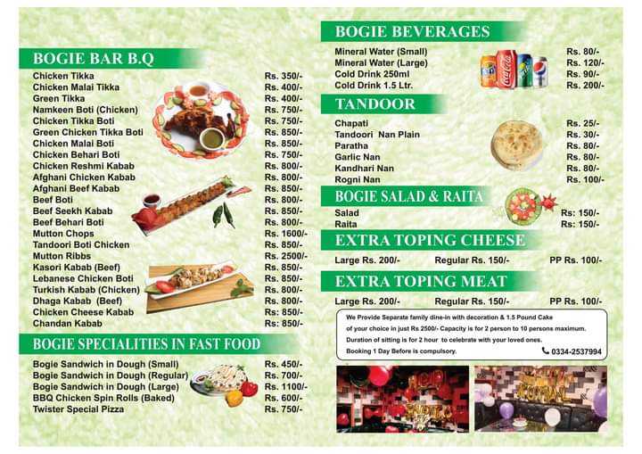 Menu Cafe Bogie-3